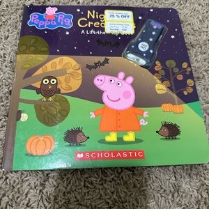 Peppa Pig Night Creeps Lift-the-Flap Book - Purple & Green